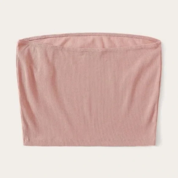 SHEIN Pink Ribbed Tube Top - Picture 3 of 5